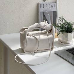 Summer new female fashion creativity woven handbag trend solid color shoulder cross-body bag personality retro small square bag