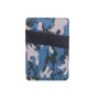 Slim card wallet rfid blocking camo green camouflage-print graphic leather card holder