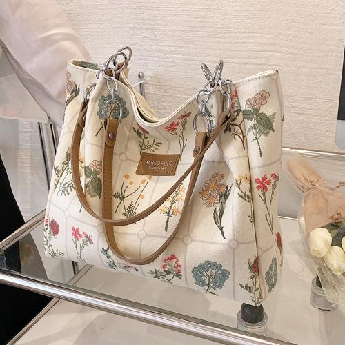 Handbag Manufacturer Customize European Market Big Bags for Women Cartoon Pattern Large Capacity Womens Canvas Tote Bag Plain