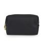 The New Customized Solid Makeup Clutch PU Leather Birthday Gift Waterproof Travel Cosmetics Bag With Double Zipper 2024