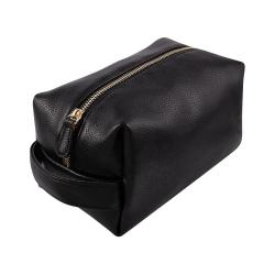 Customized Brand Travel Dopp Kit Wash Bag Men's Shaving Bag Leather Toiletry Bags For Men