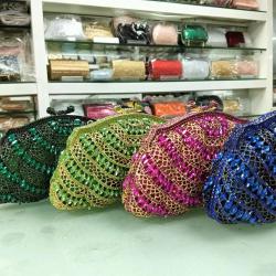 Luxury Rhinestone Purse Classic Silver Stone Crystal Clutch Bag for Formal Party 2023 Factory Wholesales