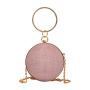 CCF708 Women's Round Ball Shaped Dinner Bag Rhinestone Chain Shoulder Bag For Women  Evening Luxury Clutch Bags For Party