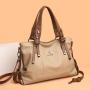 2024 New Tote Bags for Women Factory Wholesale Luxury Fashion Handbags High Quality Pu Leather Zipper Ladies Shoulder Bags