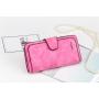 KBW497 New Long Style 3 Layers Ladies Women Multi-function Coin Purse Pu Leather Card Holder Clutch Wallet Lady Purses