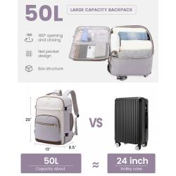 Lovevook 50L Travel Gym Waterproof Backpack Stylish Backpack For Men women with USB port School Mochilas Travel backpack bag