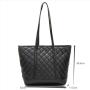 Gelory Customized  Trendy Ladies PU Shoulder Hand Bag Fashion Large Capacity Custom PU Leather Tote Bag Handbag