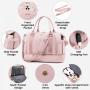 LOVEVOOK 2023 custom 2pcs Tote Weekender overnight Bag Yoga Gym USB Bag for Travel Sports Duffel bags with wet pocket unisex