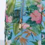 Stock S M L XL 4PCS Nylon Leaves New Summer Cute Travel Gift Tropical Print Makeup Bag Beach Large Toiletry Bags for Womens