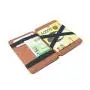 Custom oil wax leather magic card wallet magic trick wallet for men and women