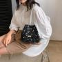 Leisure One Shoulder Popular New Fashionable and Simple Sequin Crossbody Bag