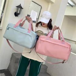ZWY142 Oxford Duffel Bag Shoe Bag Suitcase Custom Outdoor Luggage & Travel Bags Large Capacity Sport High Quality Pink Traveling