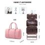 LOVEVOOK Large Makeup Organizer Hanging Bathroom Case Detachable Cosmetic Bag Traveling Toiletries Travel Toiletry Bag for Women