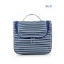 Gelory Stripe Travel Wash Bag Womens Toiletry Pouch Organizer Shaving Cosmetic Case Waterproof Storage Bag
