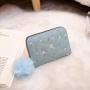 Short Embroidery Card Bag 2024 Ladies Coin Purse New Design Small Bag Female Wholesale Fashion Wallet Coin Purse