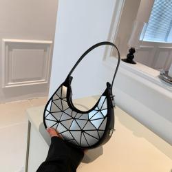 2024 new small bag female fashion shoulder bag for women popular pu crescent bag ladies handbag