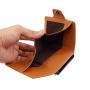 Custom Leather Mens Wallet Pop Up Card Holder Metal Aluminum Wallets Rfid Blocking Card