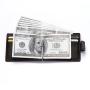 ZHF030 Cross-border RFID Men's PU Card Bag Business Leisure Wallet Buckle Dollar Clip Work Card Set Wholesale