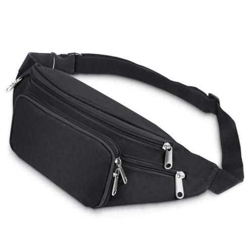 Promotion High Quality Outdoor Sport Fanny Waist Pack Travel Hiking Adjustable Waist Bag With 4 Zipper Pocket