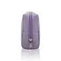 Custom waterproof travel toiletry bag leather cosmetic make up bag leather travel cosmetic pouch