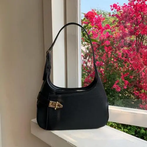 New style versatile black handbag for women carteras para mujer 	 sac a main