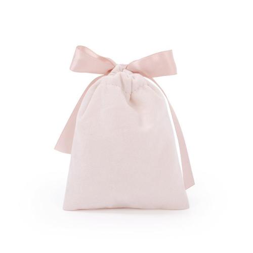 In-Stock Fashionable Vintage Lady Cotton Dust Bag with Ribbon Drawstring Blank Jewelry Lipstick Storage