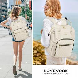 LOVEVOOK Waterproof computer back pack college bags New school bag Backpack women casual Sport backpack notebook Laptop rucksack