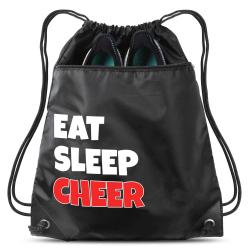 Gelory Promotional Custom Logo Eco Friendly Water Resistant Polyester Gym Drawstring Backpack Bag