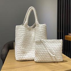 All Hand Woven Tote Women'S Bag 2024 New Fashion Bag Leisure Large Capacity Woven Shoulder Bag Handbag