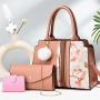 Factory Direct Wholesale Sac A Main Femme Handbag 2023 Printed Cross Body Bag 2Pcs Handbags For Women