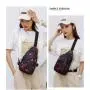 KBW462 Chest Bag Men Ins New Fashion Crossbody Bag Lightweight Outdoor Sports Casual Shoulder Bag Tide