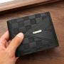 Factory wholesale 2024 new men's wallet short business money clip youth horizontal section light luxury multi-card position