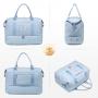 LOVEVOOK Hot Sale Overnight Carry on Duffel Handbags Fashion Quilted Luggage Suitcase Sets Pink Travel Duffle Gym Bags for Women
