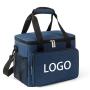 Custom Logo Square Cooler Tote Bag Outdoor Camping Picnic PEVA Thermal Insulation Bento Box Lunch Bag