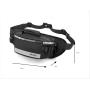 Fashion Reflective Nylon Crossbody Cashier Chest Bag Men Large Capacity Waist Bag