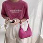 Wholesale Candy color pu leather handbag women luxury shoulder bag women's bags fashion ladies hand bags
