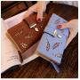 KBW113  Women Bag 2023 New Korean Version of The Ladies Wallet Long Fashion Clutch Bag Ladies Hollow Leaves Zip Buckle Wallet
