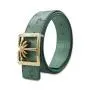 Factory direct women's leather belt embroidery women leather belt ladies pin buckle belt