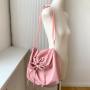 New Design Summer Casual One Shoulder Nylon Bag Neutral Trend Crossbody Bag Minimal Strap Fold Large Capacity Tote Bag