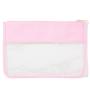 Small MOQ Factory Wholesale Weekly Deals Portable Waterproof Brush Clear Zipper Ladies Towel Embroidery Logo PVC Clear Pouch