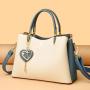 2024 Bags for Women Fashion Portable Messenger Bag Contrast Color Handbag with Portable Shoulder Strap New Style for Ladies
