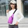 ZR757 Unisex Chest Bag Waterproof Shoulder Bag Sports Travel Crossbody Leisure Solid Color Business High Quality Bag Print logo