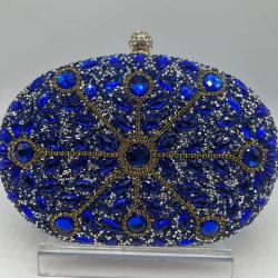 Luxury design diamond clutch bag evening bags rhinestones wedding bags for ladies chain sling purse women's clutches