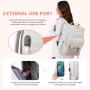 2023 New LOVEVOOK Vintage Unisex Business custom computer bags 15.6in casual daypack school travel women men laptop backpacks