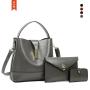 carteras para mujer 2024 New Ladies Hand Bags Retro 2 Pcs Set Purse And Handbags For Women