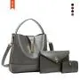 carteras para mujer 2024 New Ladies Hand Bags Retro 2 Pcs Set Purse And Handbags For Women