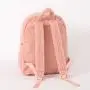 New Women Travel Plush Fur Teddy Bag Autumn Winter Pink Fur Fuzzy Large Capacity Backpack With Zipper Plush Fur Teddy Bag