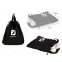 Gelory Portable Shoes Bag Travel Sports Black Dustproof Drawstring Shoe Carry Organizer Storage Bag