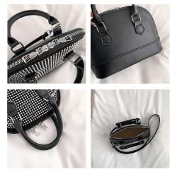 KBW357 Hot Selling Bright Diamond Shell Bag PU Ladies Handbags Shoulder Crossbody Bag Korean Fashion Handbag For Women