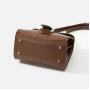 2024 Custom Luxury Vegan Leather Handbag For Ladies Women With Buckle Scarf